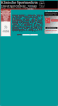 Mobile Screenshot of klinischesportmedizin.de